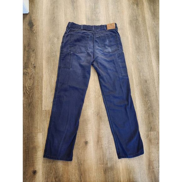 Lapco FR Flame Resistant Men's 32x30* canvas cargo Zip Pocket pants nylon cotton - Picture 4 of 9